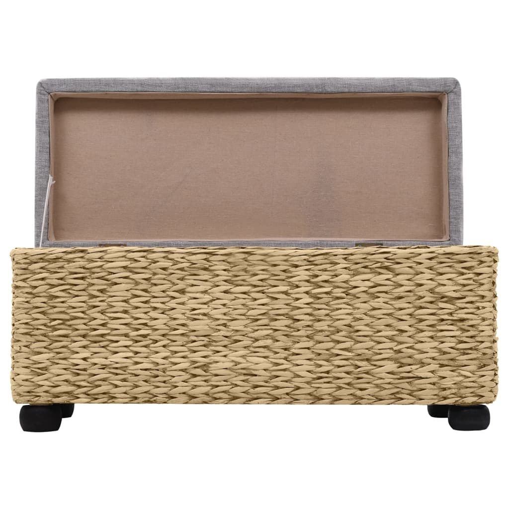 VidaXL 2-delig Bankstel Zeegras Grijs - 40% Korting! Direct Leverbaar!