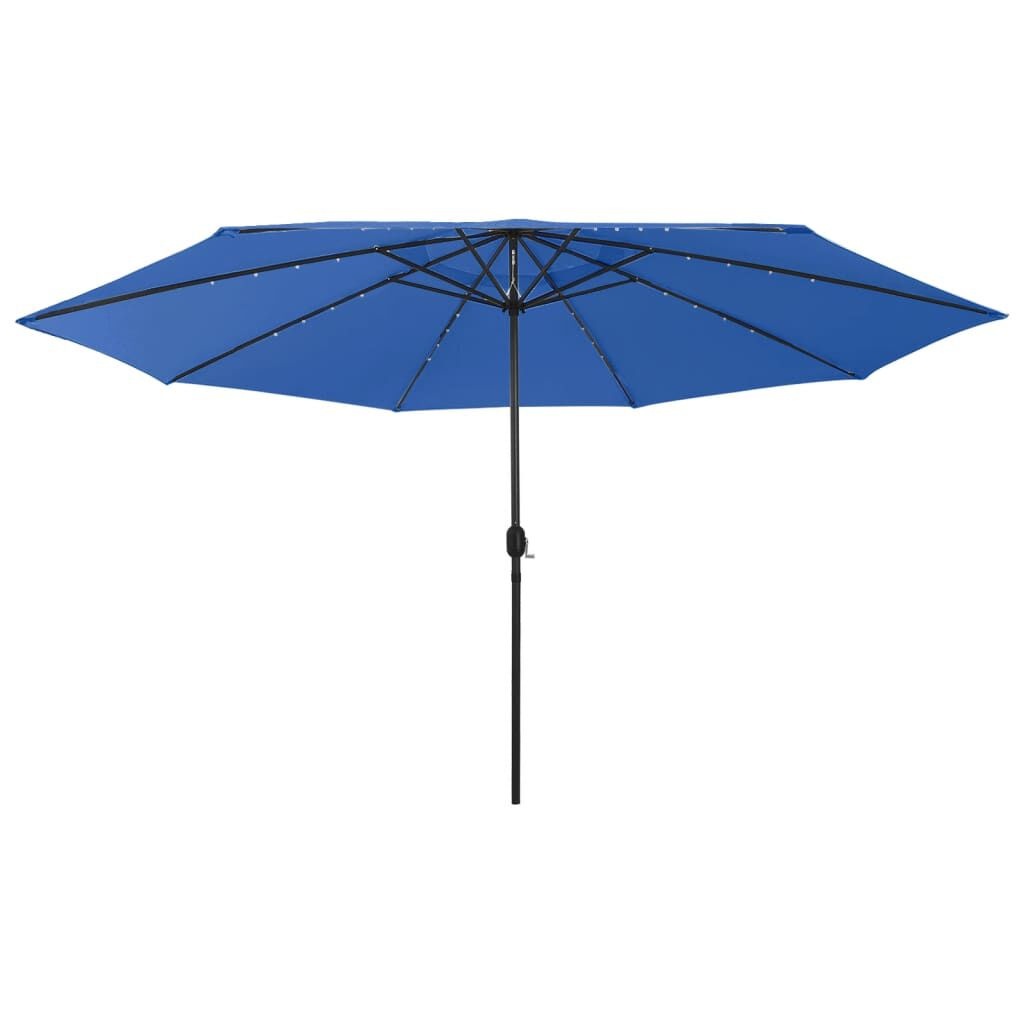 VidaXL Parasol Azuurblauw 400cm met LED - 40% Korting!