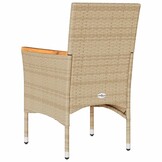 vidaXL Tuinstoelen Set (2x) Poly Rattan Beige | 46% Korting! | Geretourneerd
