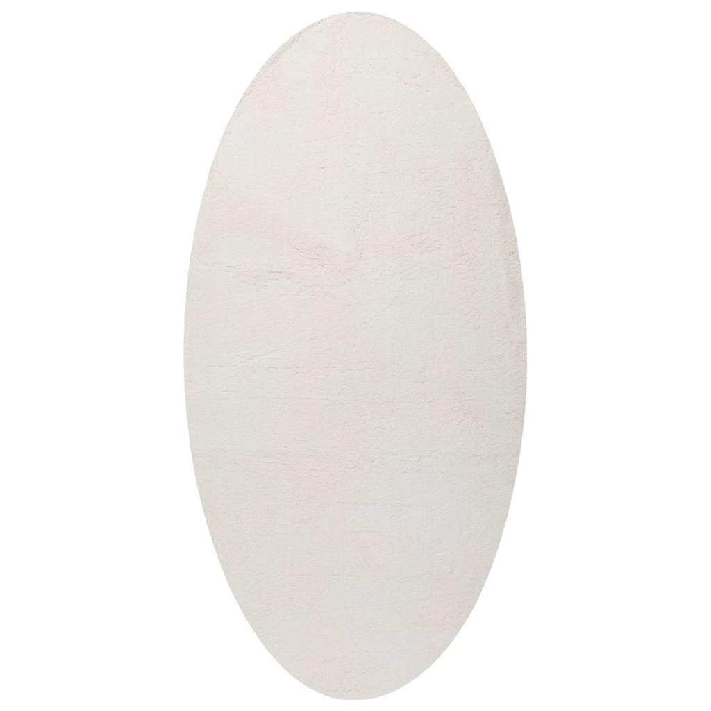 VidaXL Tapijt Crème 80x150cm Polyester | 35% Korting | Nieuw!