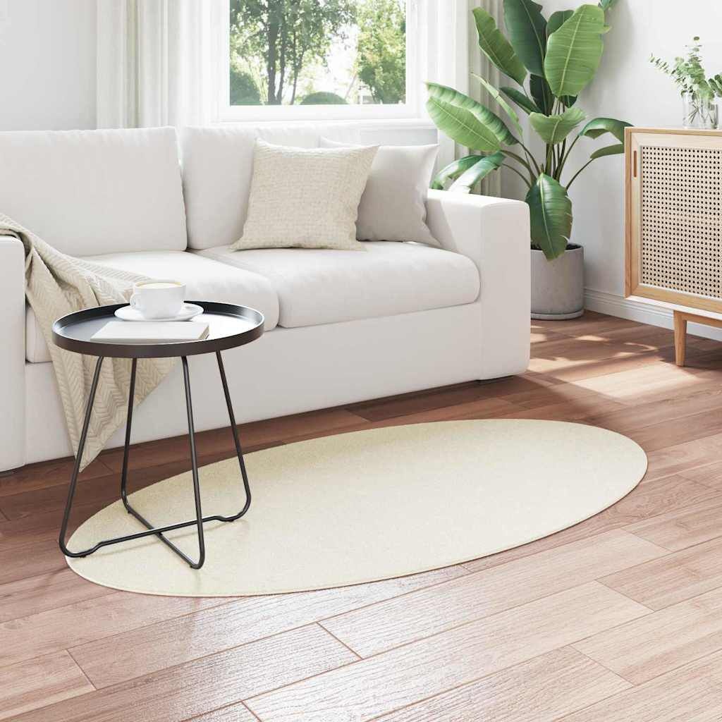 VidaXL Tapijt Crème 80x150cm Polyester | 35% Korting | Nieuw!