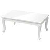 VidaXL Salontafel Hoogglans Wit 100x50x42 cm - 65% Korting!
