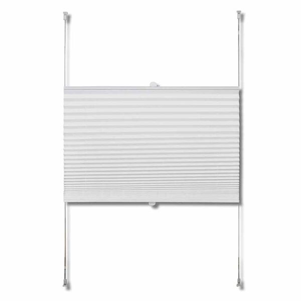 vidaXL Plisséjaloezie 70x200cm Wit - Nu 65% Korting!