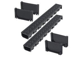 vidaXL Afvoergoten 2m Kunststof - 46% Korting!