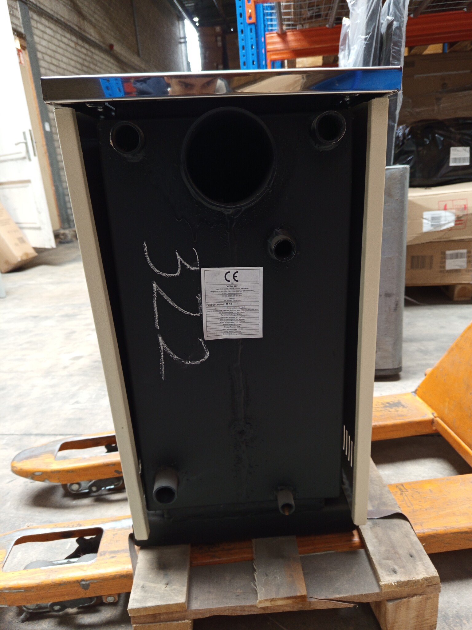 CV Houtkachel Beige 17kW Klasse A+ - 47% Korting!