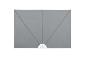 VidaXL Terrasscherm Inklapbaar 240x160 cm Grijs - 40% Korting!