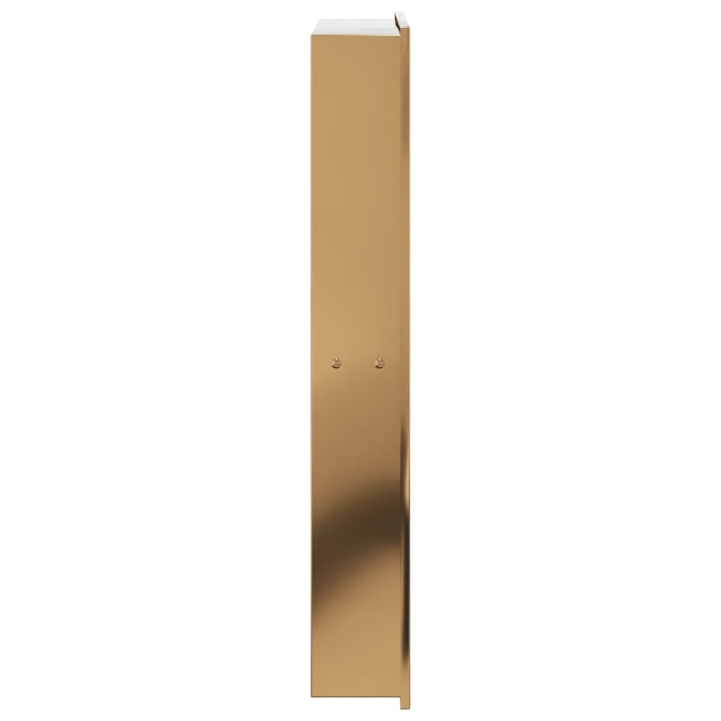 VidaXL Douchenis 32x62x9 cm - Roestvrijstaal Geborsteld Goud - 40% Korting!