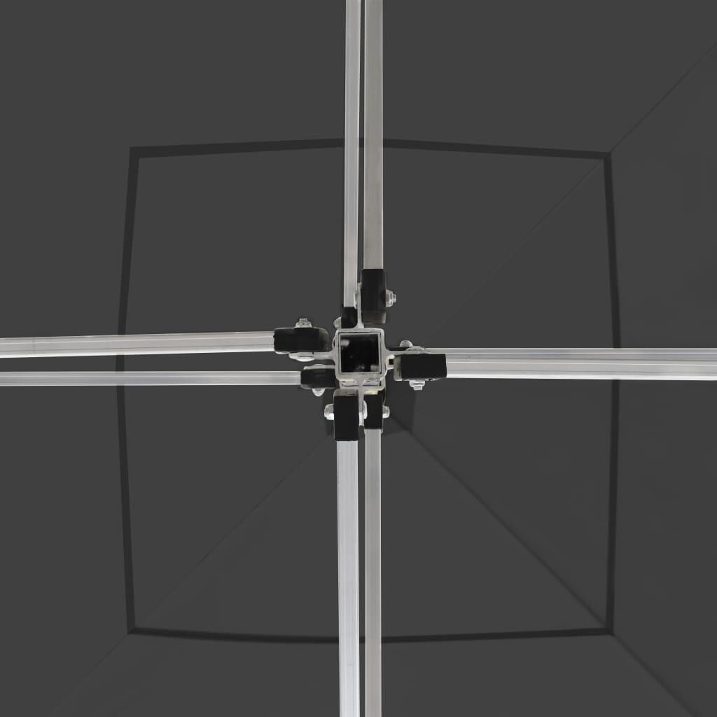 VidaXL Partytent 3x3m Aluminium Antraciet | 60% Korting! Kleine Scheur