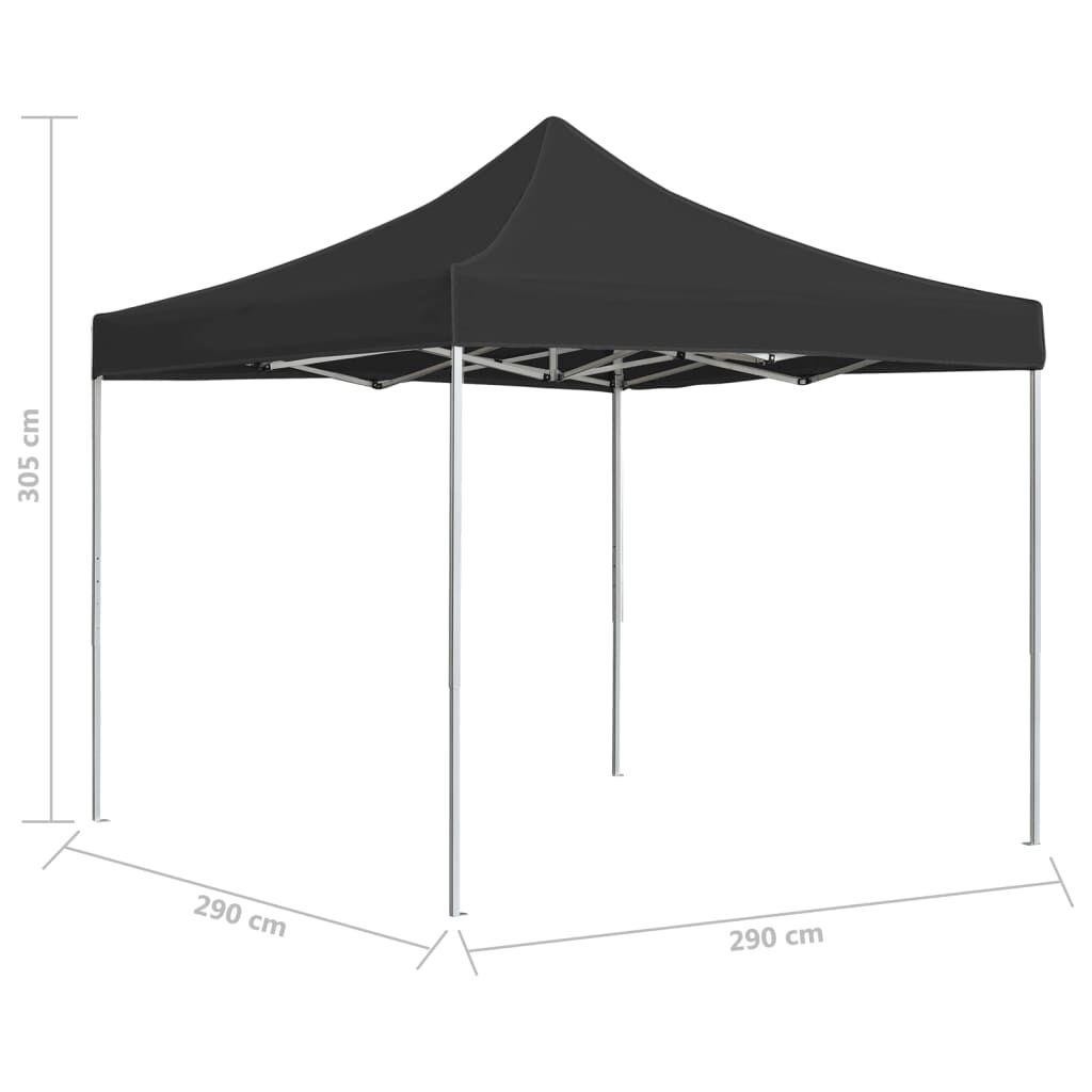 VidaXL Partytent 3x3m Aluminium Antraciet | 60% Korting! Kleine Scheur