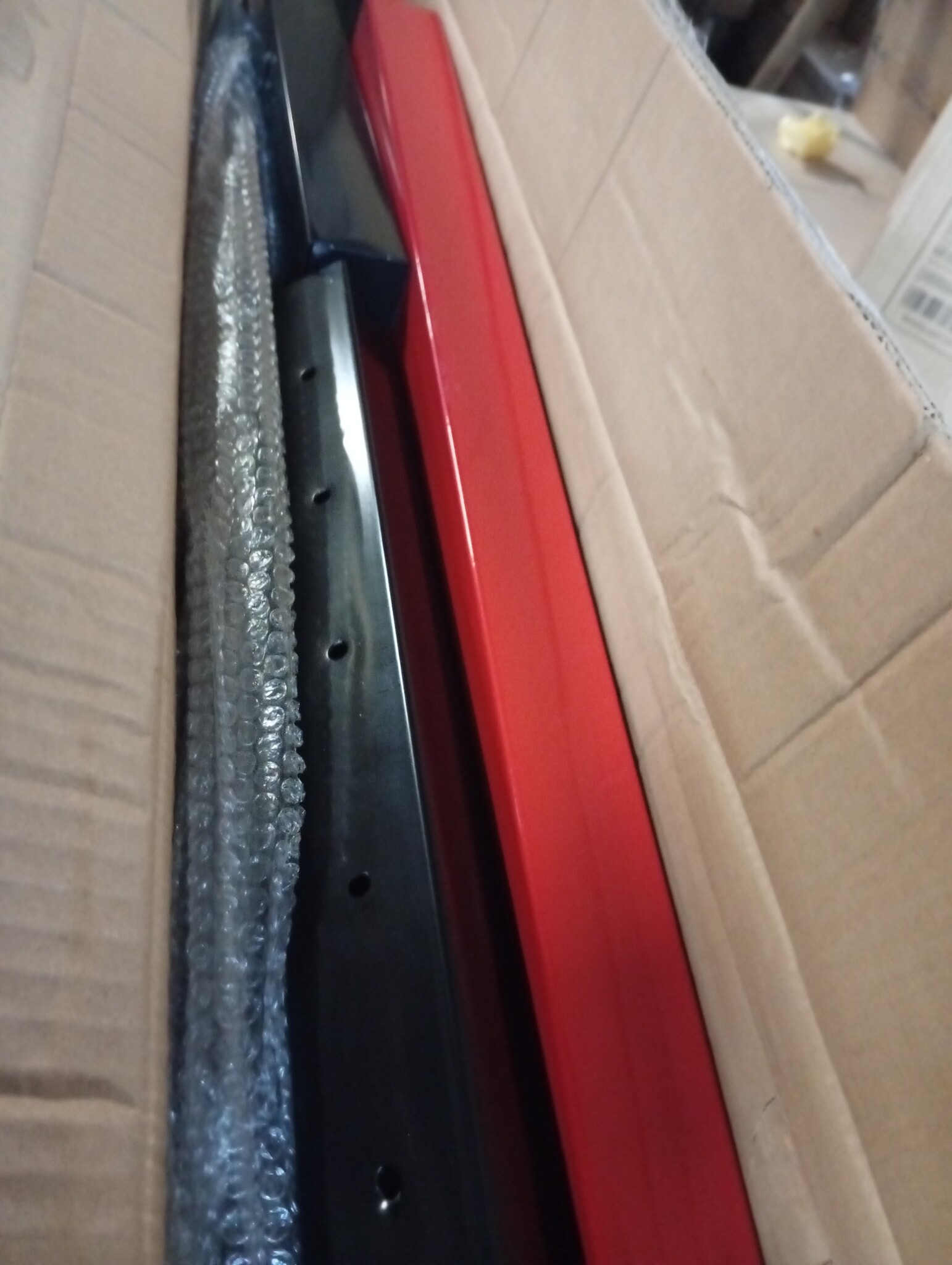 VidaXL Werkbankframe Matzwart/Rood 70x50x79cm - 55% Korting!