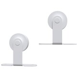 vidaXL Schuifdeurbeslagset 183cm Staal Wit - 40% Korting! Laatste Stuk!