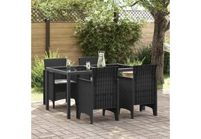 vidaXL Tuinstoel Set 4x Antraciet PP - 40% Korting! Slechts 1 op voorraad!