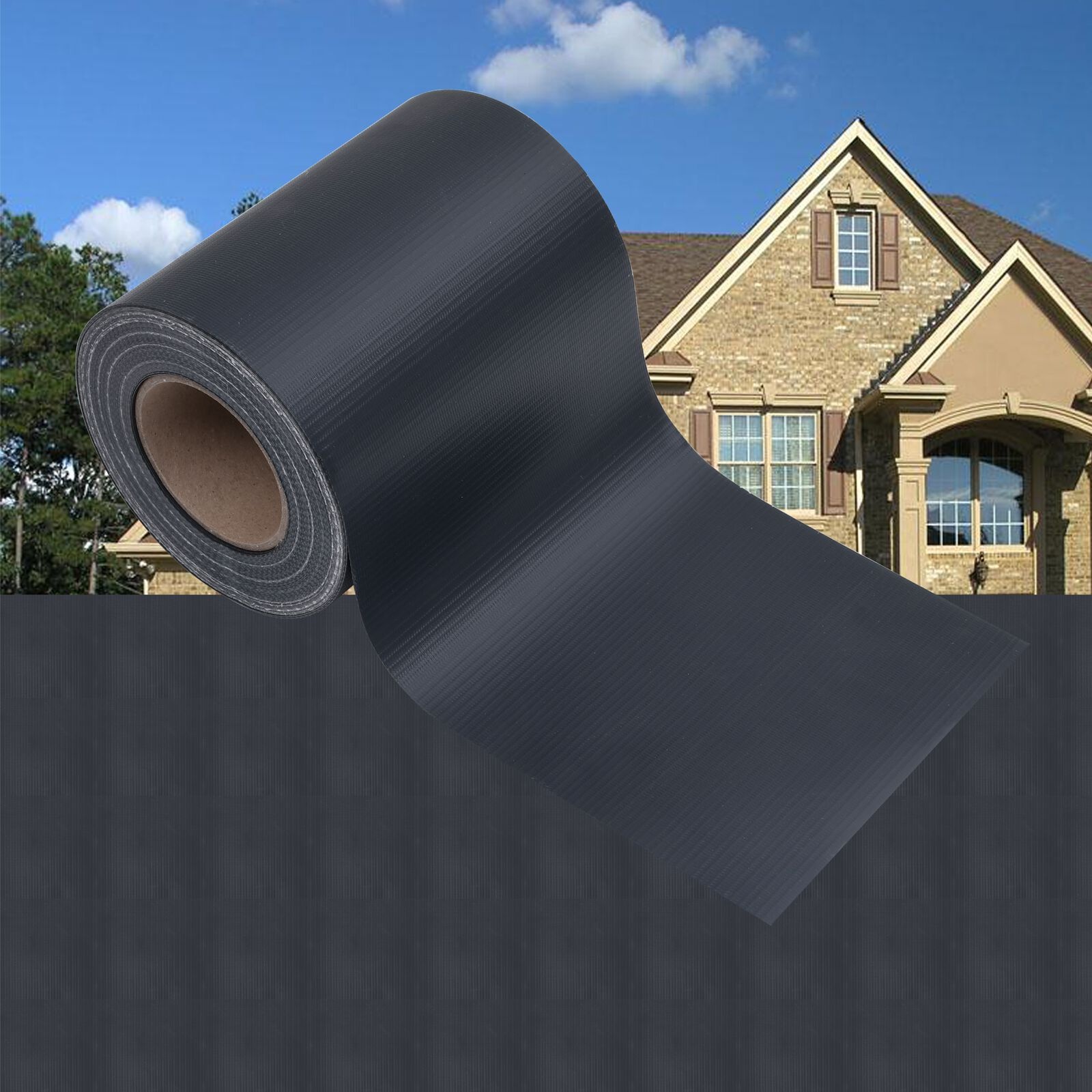 VidaXL Tuin Privacyschermen 2x Donkergrijs PVC 35m - 40% Korting!