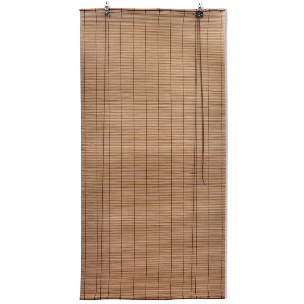 VidaXL Rolgordijn Bamboe Bruin 150x160 cm - Nu 40% Korting!