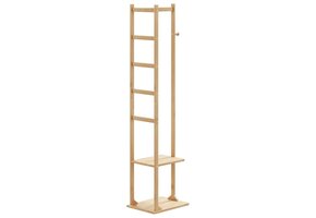 VidaXL Bamboe Kapstok met Haken & 2 Schappen - 40% Korting!