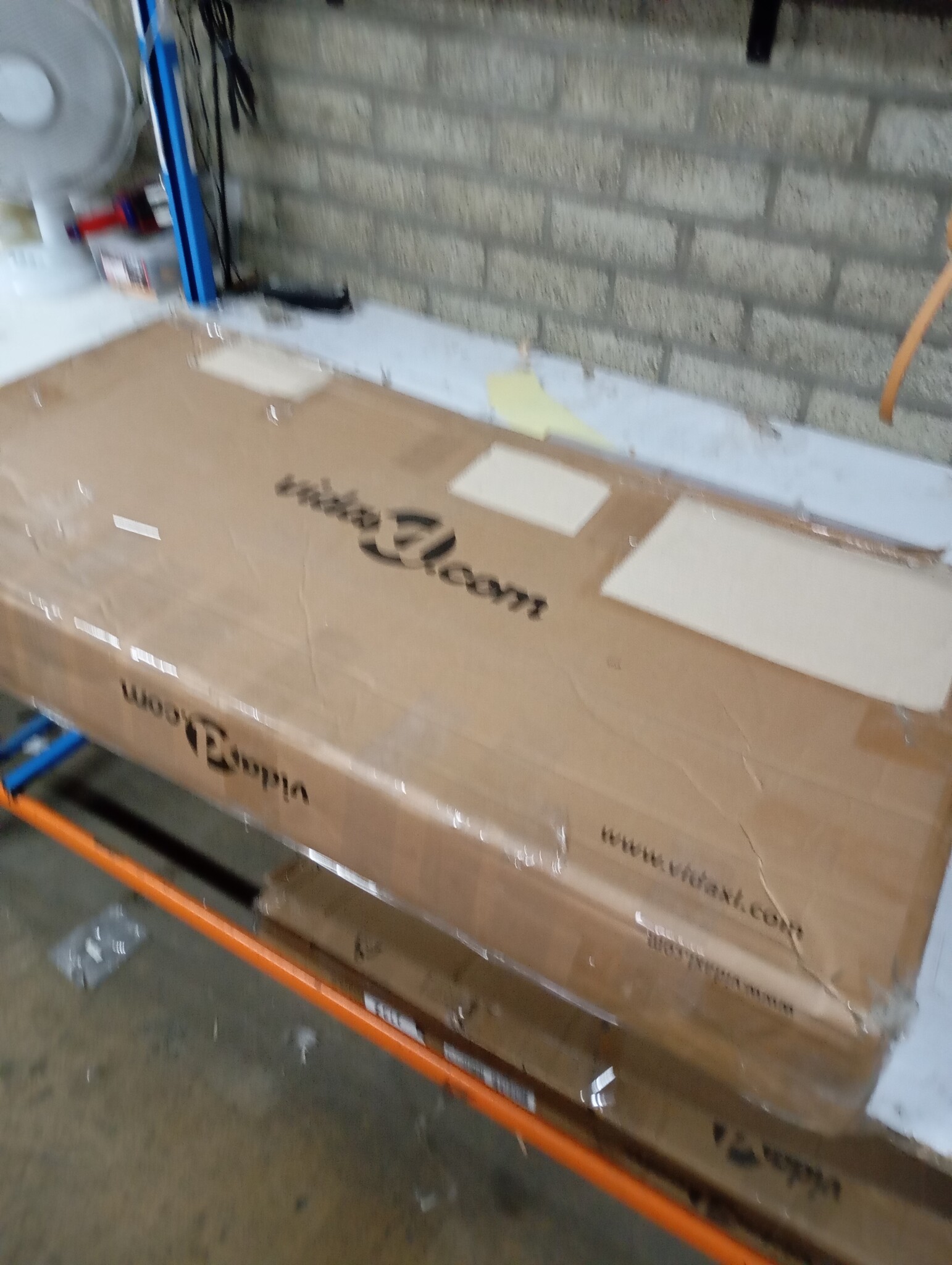 vidaXL Ligbed Staal & Textileen - 70% Korting! (Let op: kleine schade)