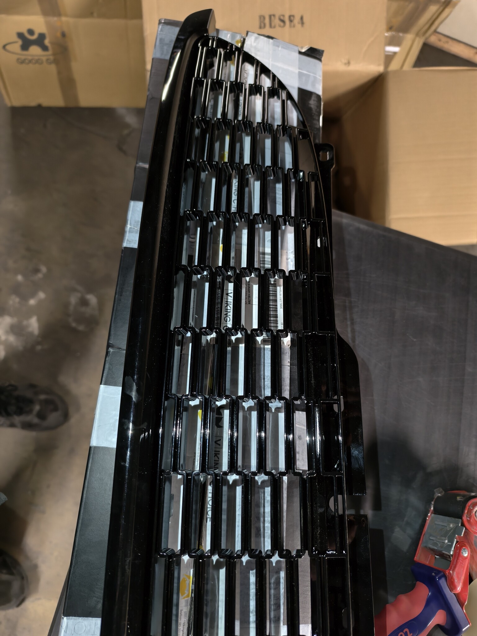 Grill MINI Cooper R55/56/57 JCW Stijl - Glanzend Zwart | 50% Korting!