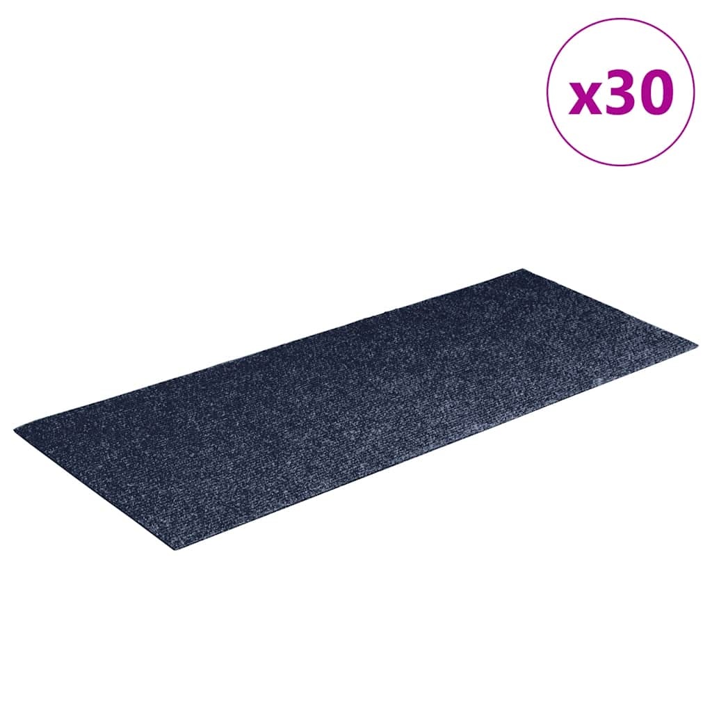 vidaXL Trapmatten 15 st. Zelfklevend 60x25 cm Grijsblauw - 75% Korting!