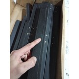 vidaXL Hoofdbord Grenenhout Zwart (94% KORTING!) - 125,5 cm