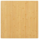 VidaXL Tafelblad Bamboe 90x90x4cm - 46% Korting! Uniek Design