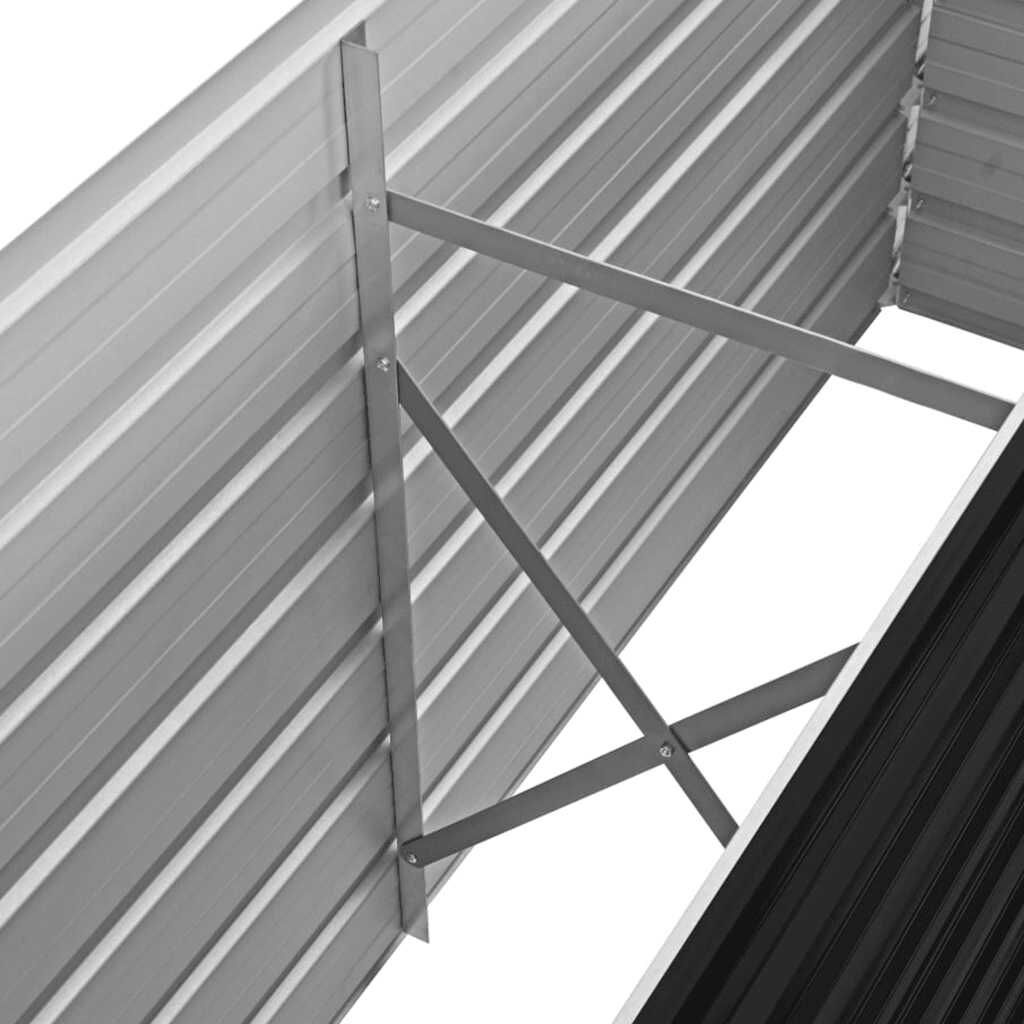 Plantenbak Verhoogd Antraciet Staal - 160x40x45 cm | 64% Korting!