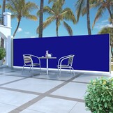 VidaXL Uittrekbaar Tuinscherm Blauw 160x500cm | 76% Korting! (Onvolledig)