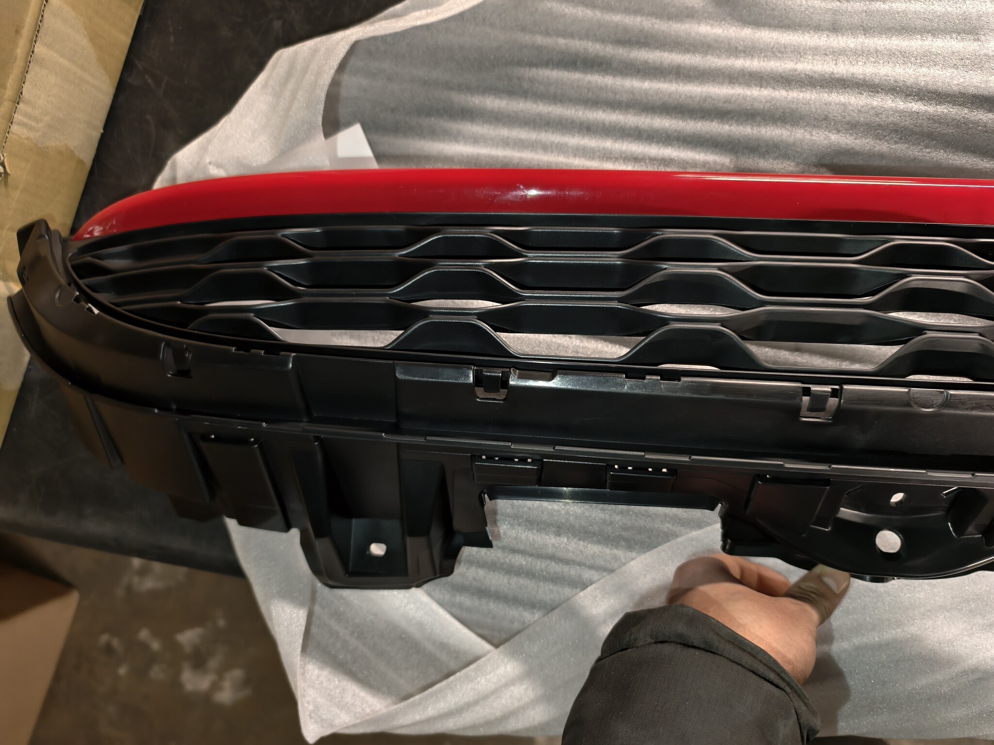 Sport Grille MINI COOPER F55/F56/F57 (14-21) Zwart/Rood - 50% Korting!