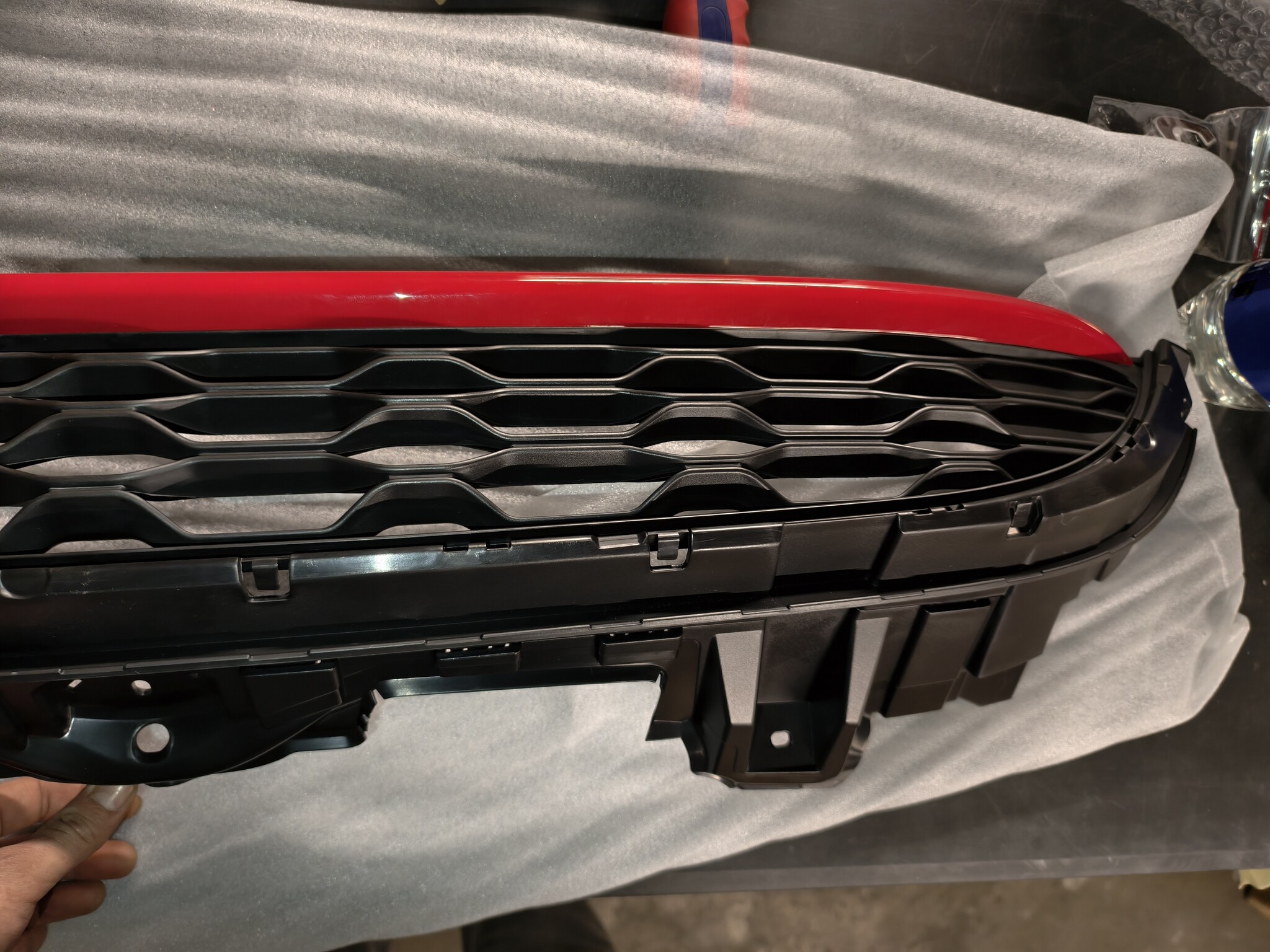 Sport Grille MINI COOPER F55/F56/F57 (14-21) Zwart/Rood - 50% Korting!