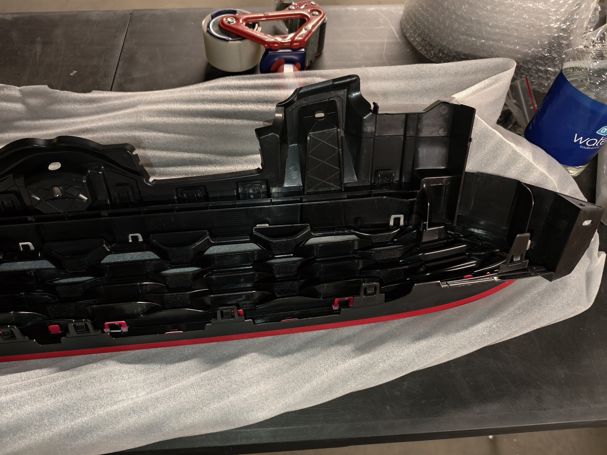 Sport Grille MINI COOPER F55/F56/F57 (14-21) Zwart/Rood - 50% Korting!