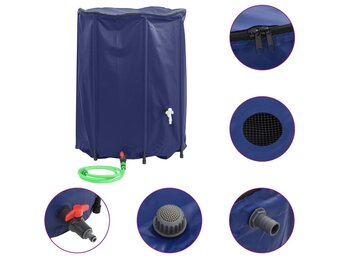 Opvouwbare Watertank 1350L PVC met Kraan - 60% Korting!