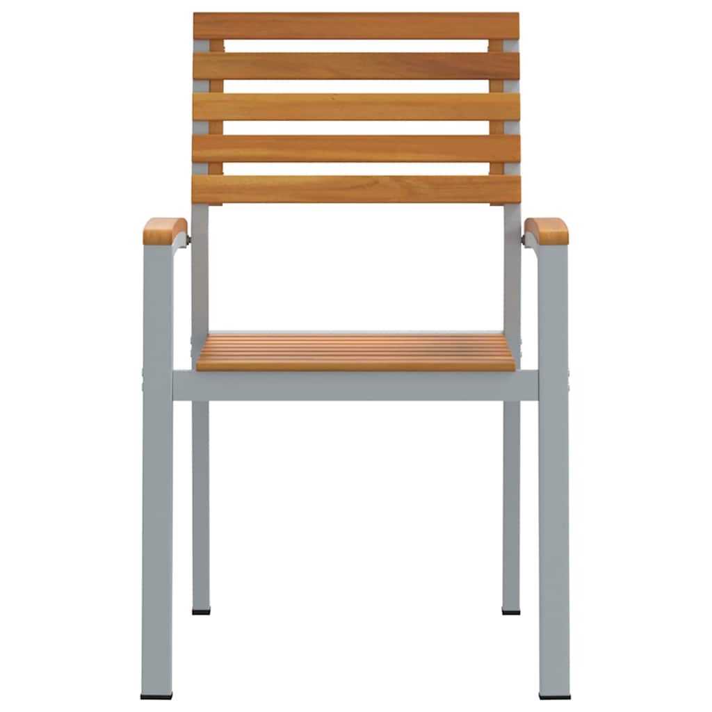 vidaXL Tuinstoelen (2x) Massief Acaciahout Bruin - 40% Korting!