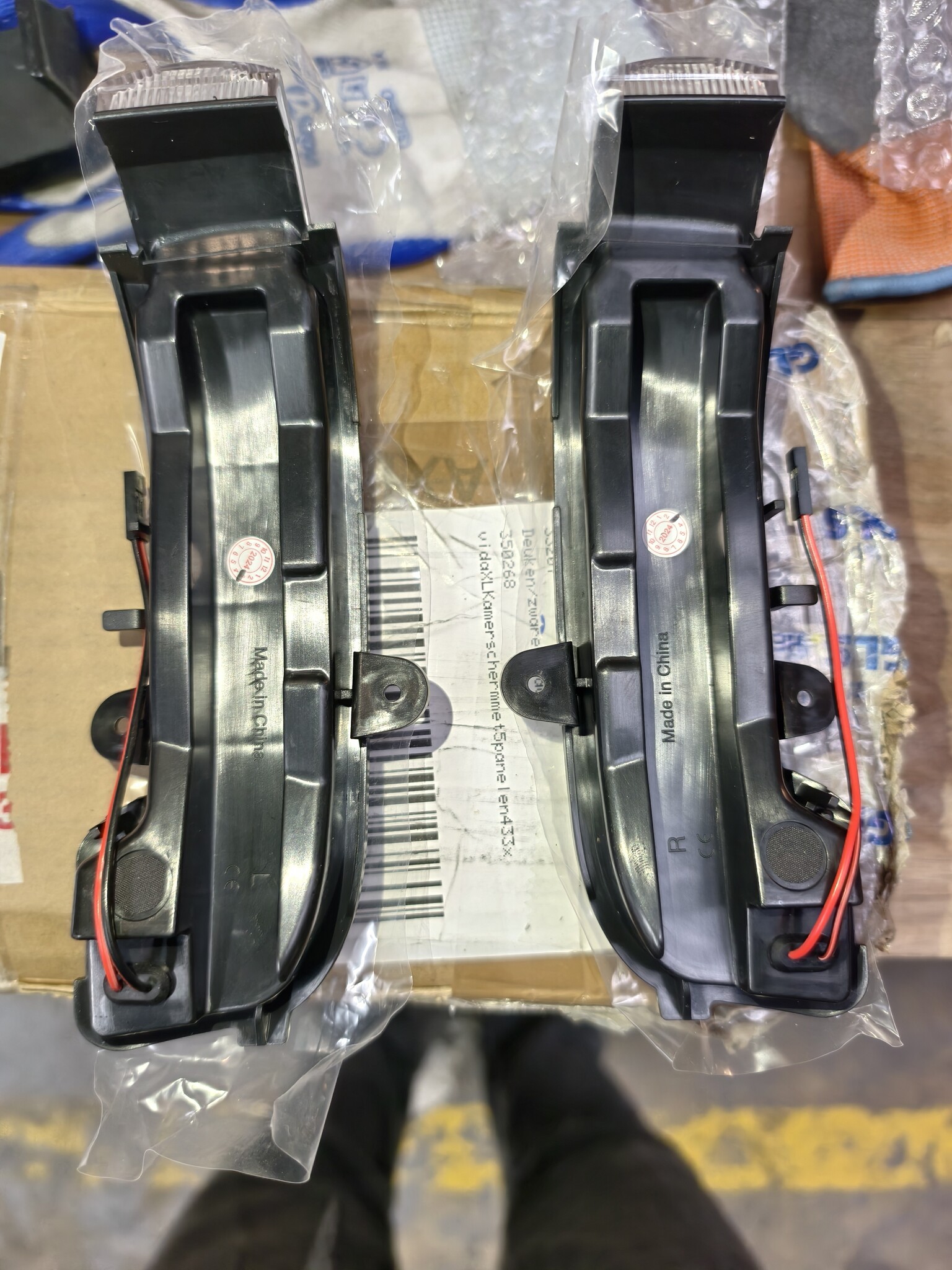 Dynamische LED Knipperlichten Spiegel Mercedes W203 (00-07) Wit - 50% Korting!