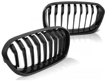 Grill BMW F20/F21 LCI (15-18) GLANZEND ZWART - 50% Korting!
