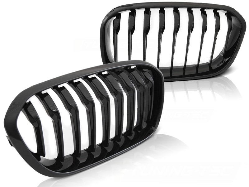 Grill BMW F20/F21 LCI (15-18) GLANZEND ZWART - 50% Korting!