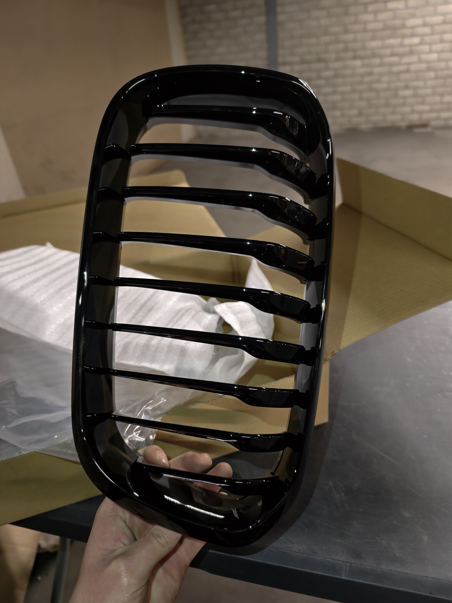 Grill BMW F20/F21 LCI (15-18) GLANZEND ZWART - 50% Korting!