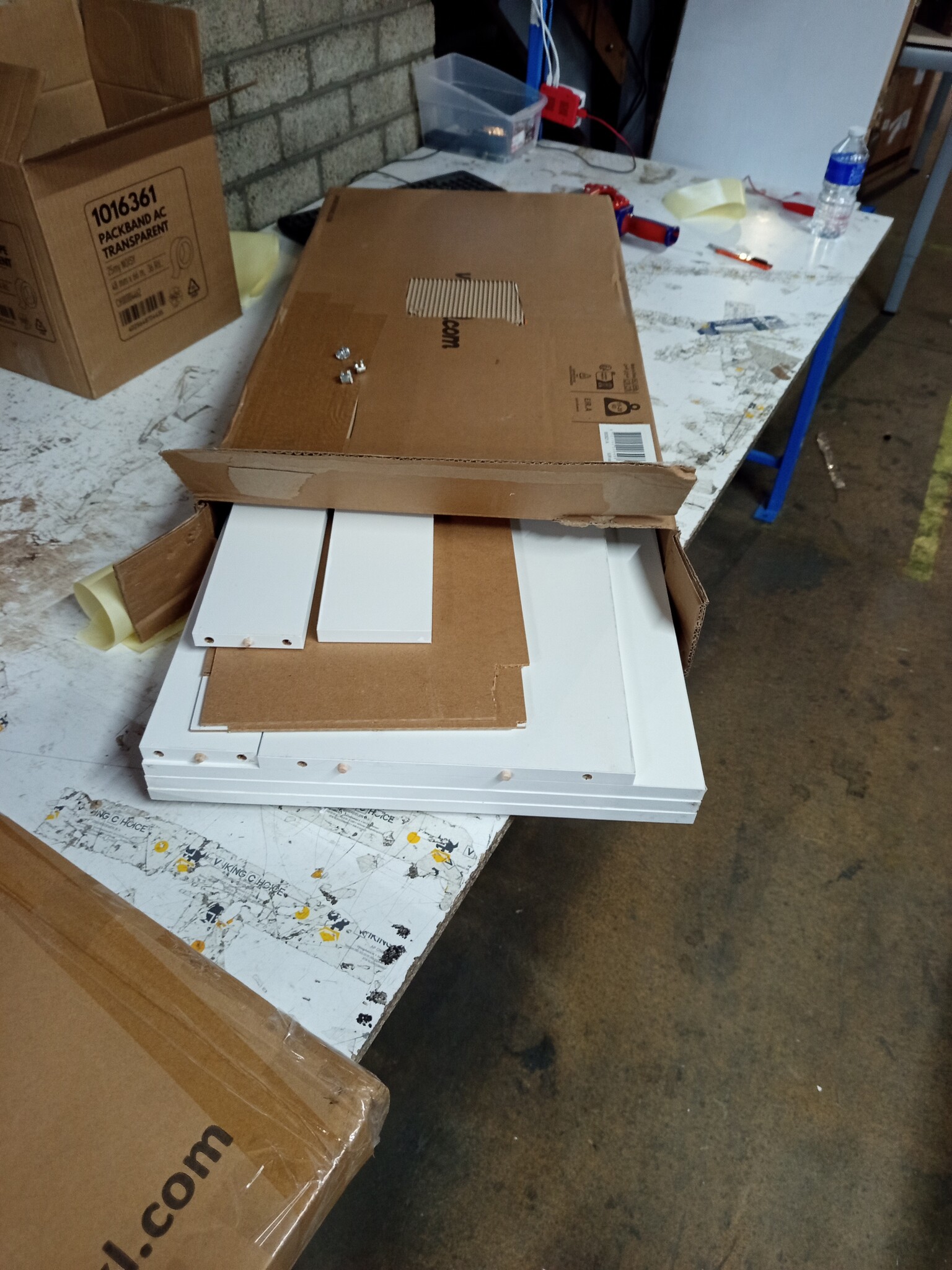 vidaXL Ovenkast Kalmar Betongrijs - 96% Korting! Op = Op!