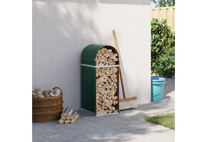 VidaXL Haardhoutopslag Groen (40x45x100cm) - 40% Korting! Perfect voor je Kachel