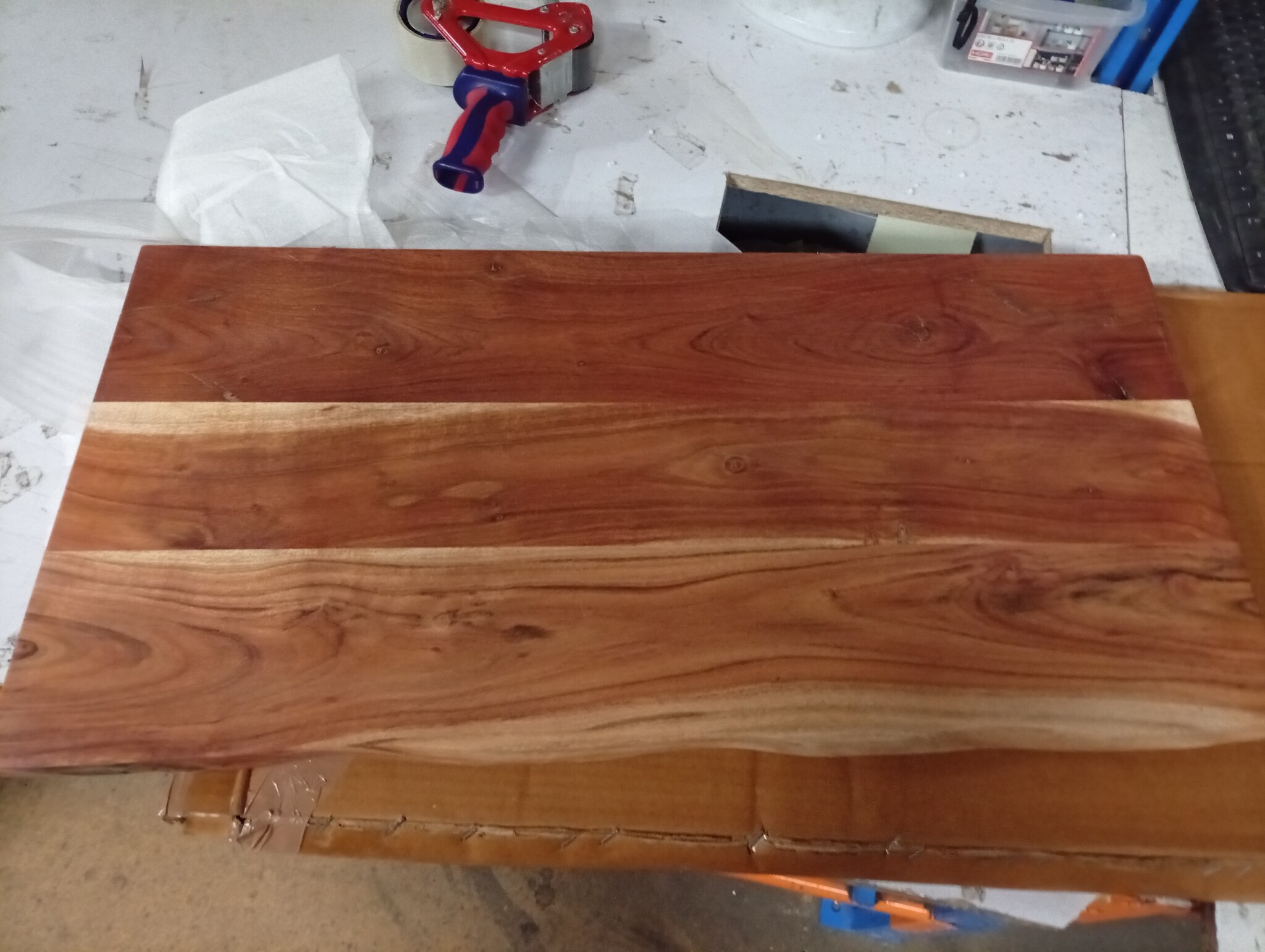 VidaXL Tafelblad Acaciahout 80x40cm - 60% Korting! Lichte barst