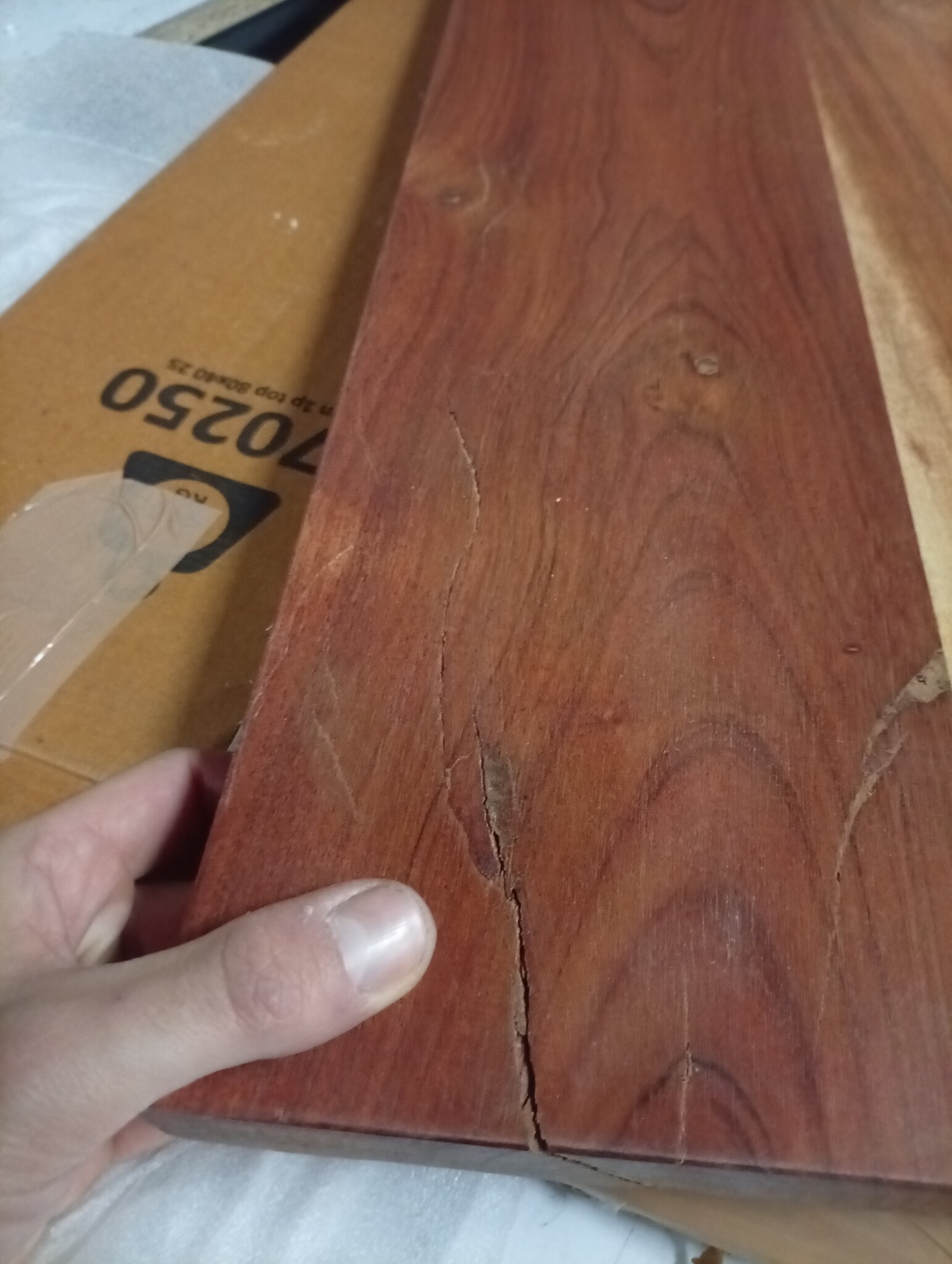 VidaXL Tafelblad Acaciahout 80x40cm - 60% Korting! Lichte barst