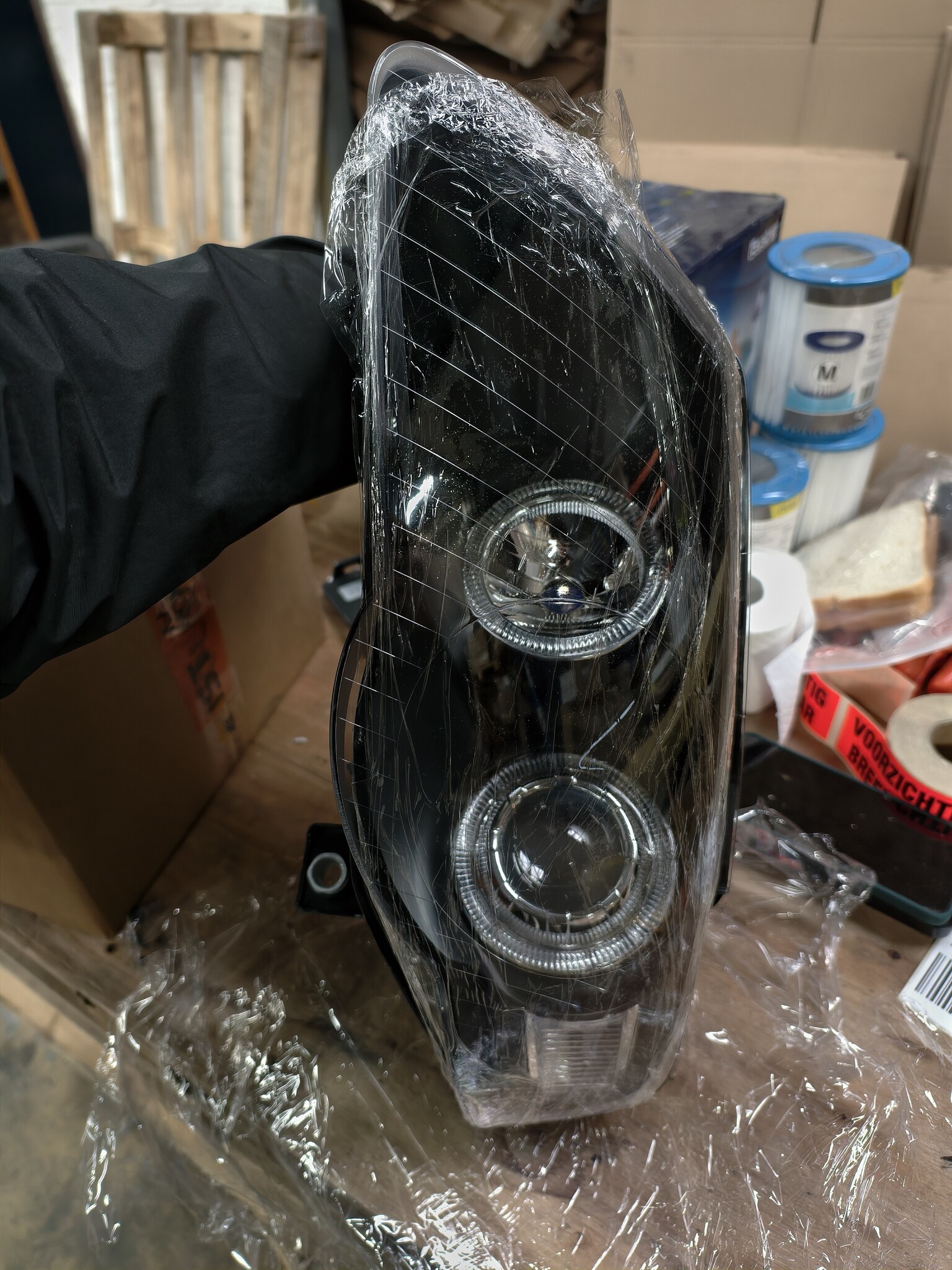 VW Passat B6 Koplampen Dual Halo Angel Eyes Zwart - 64% Korting!