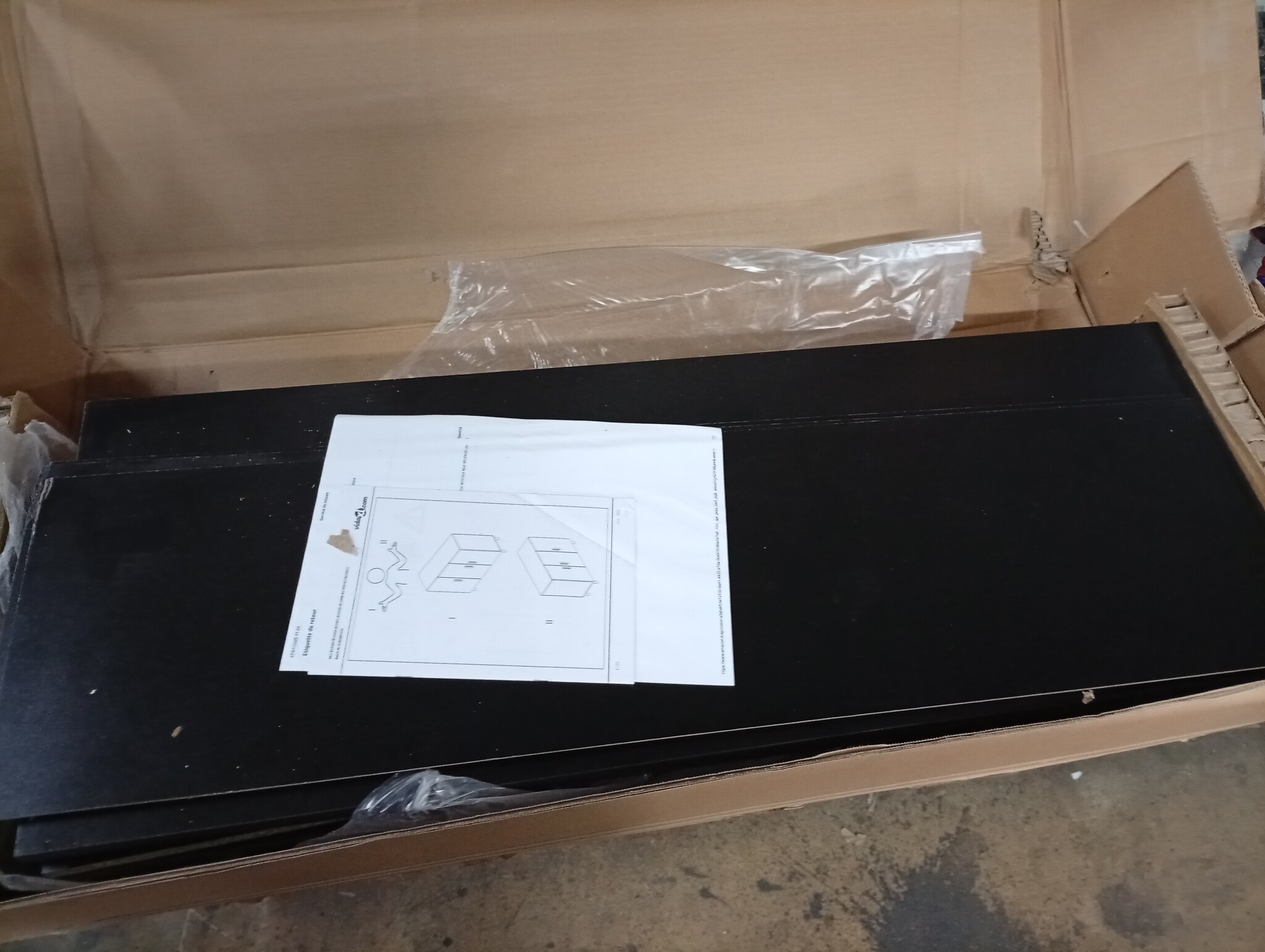 vidaXL Dressoir 90x34x80 cm Bewerkt Hout Zwart - 68% KORTING!