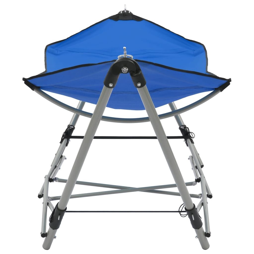 vidaXL Blauwe Hangmat met Standaard - 40% Korting! | Ideaal voor Tuin & Camping