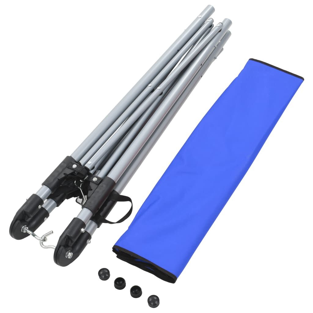 vidaXL Blauwe Hangmat met Standaard - 40% Korting! | Ideaal voor Tuin & Camping