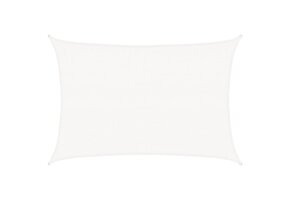 vidaXL Zonnezeil 3,5x4,5m HDPE Wit - 68% KORTING! (1 Stuk)