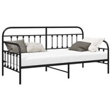 vidaXL Daybed Bedframe Zwart Staal 90x190cm - 51% Korting!