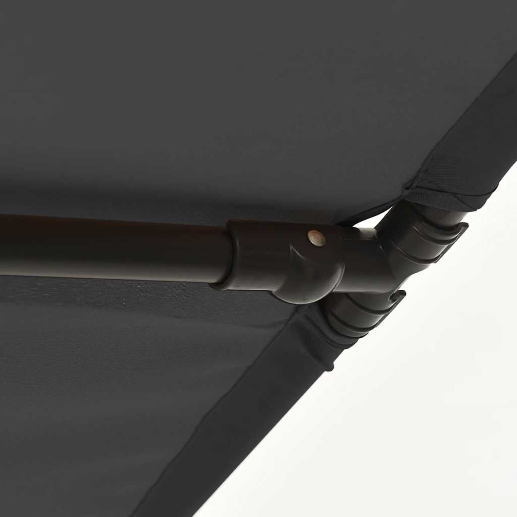 vidaXL Parasol Antraciet 2x1.5m - 79% Korting! Compleet met lichte cosmetische schade