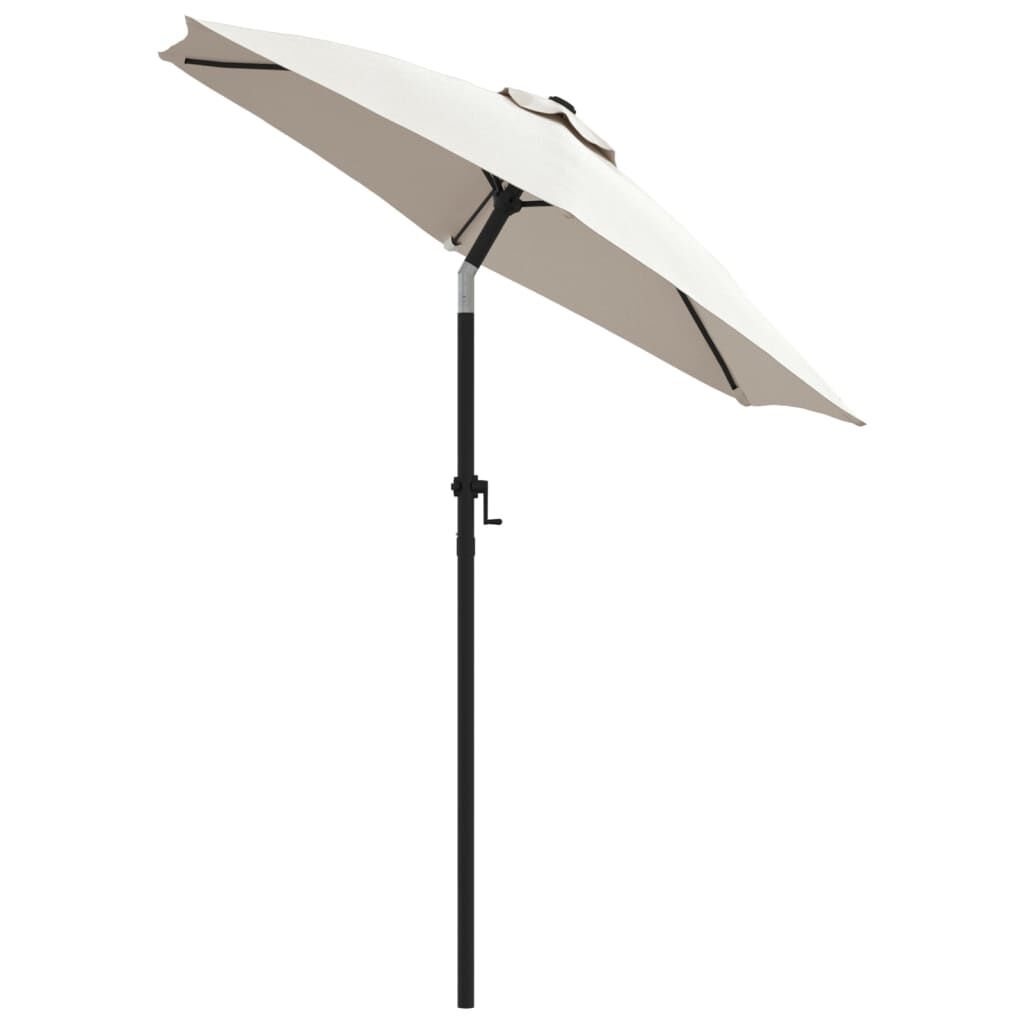 VidaXL Parasol 200x224cm Zandwit | 40% Korting | Zo Goed Als Nieuw!