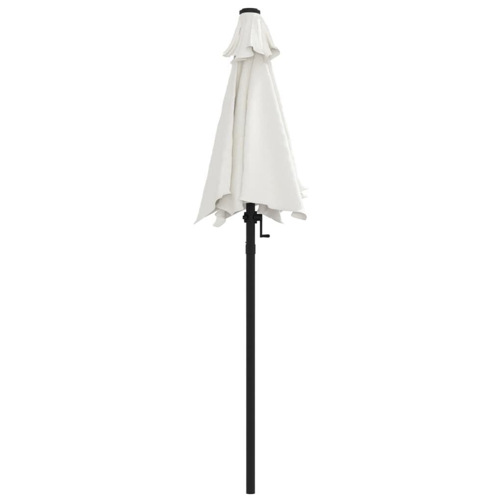 VidaXL Parasol 200x224cm Zandwit | 40% Korting | Zo Goed Als Nieuw!