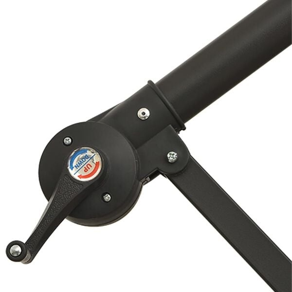 VidaXL Zweefparasol Antraciet 300cm met LED - 62% Korting!