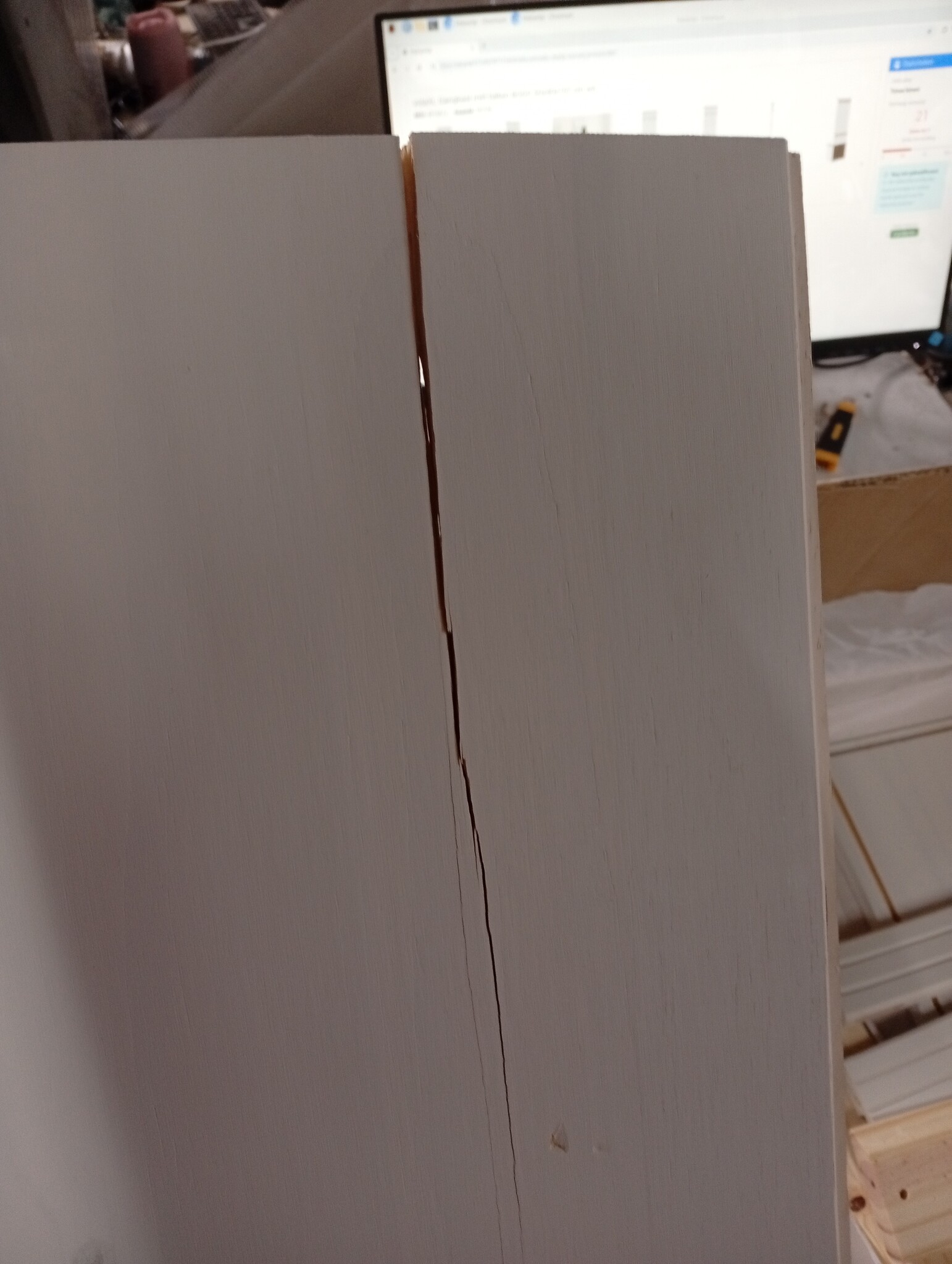 VidaXL Gangkast BODO 50x40x157cm Wit | 67% Korting | Lichte Gebruikssporen